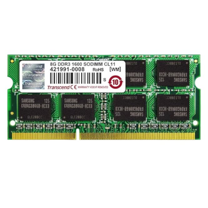 Оперативная память Transcend 8GB DDR3 1600MHz