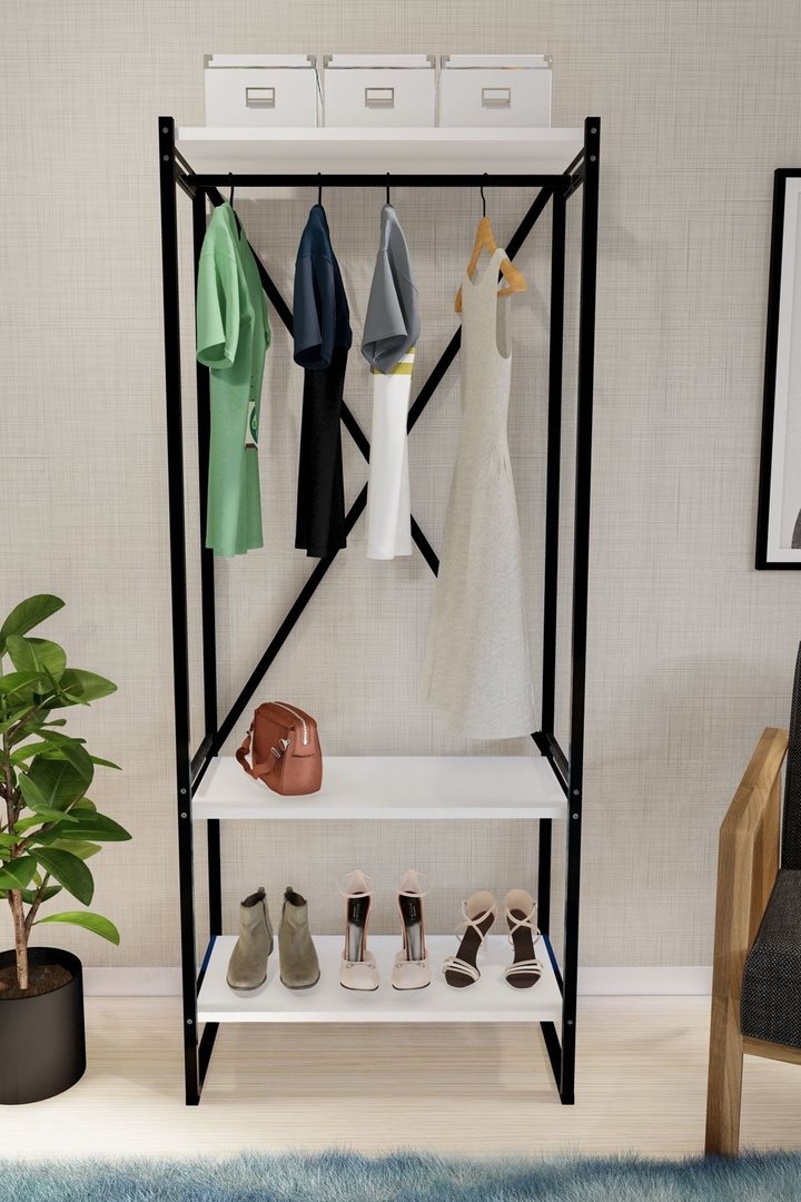 Прихожая Fabulous Metal Coat Stand White/Black