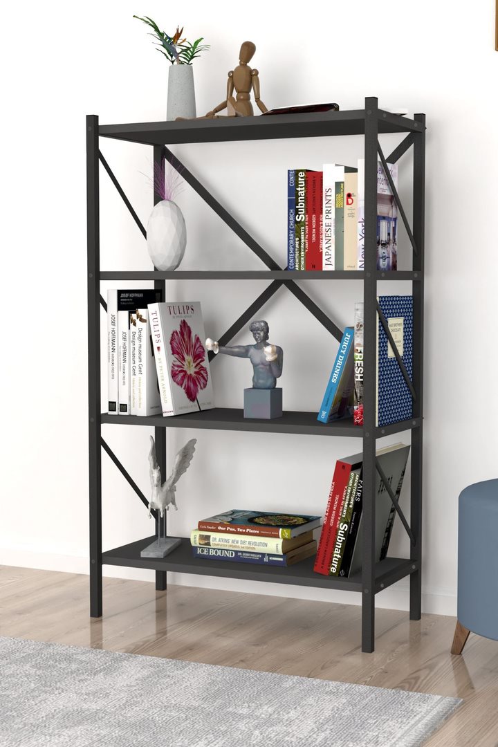 Стеллаж Fabulous 4 Shelves Metal Anthracite