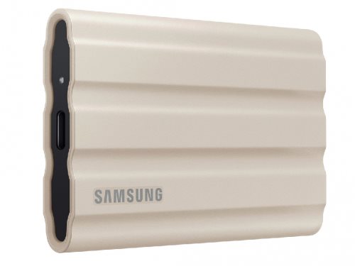 Hard disk extern Samsung Portable SSD T7 Shield 2Tb Beige