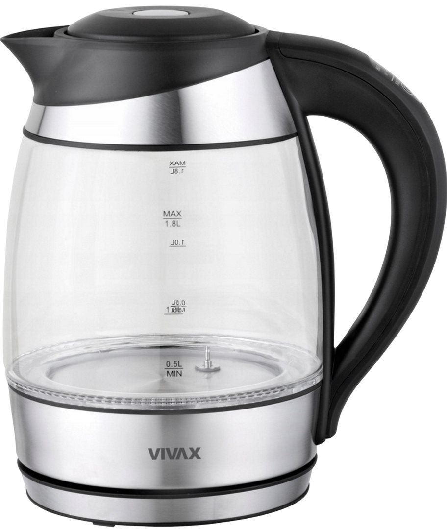 Чайник электрический Vivax WH-180TC Black/Inox