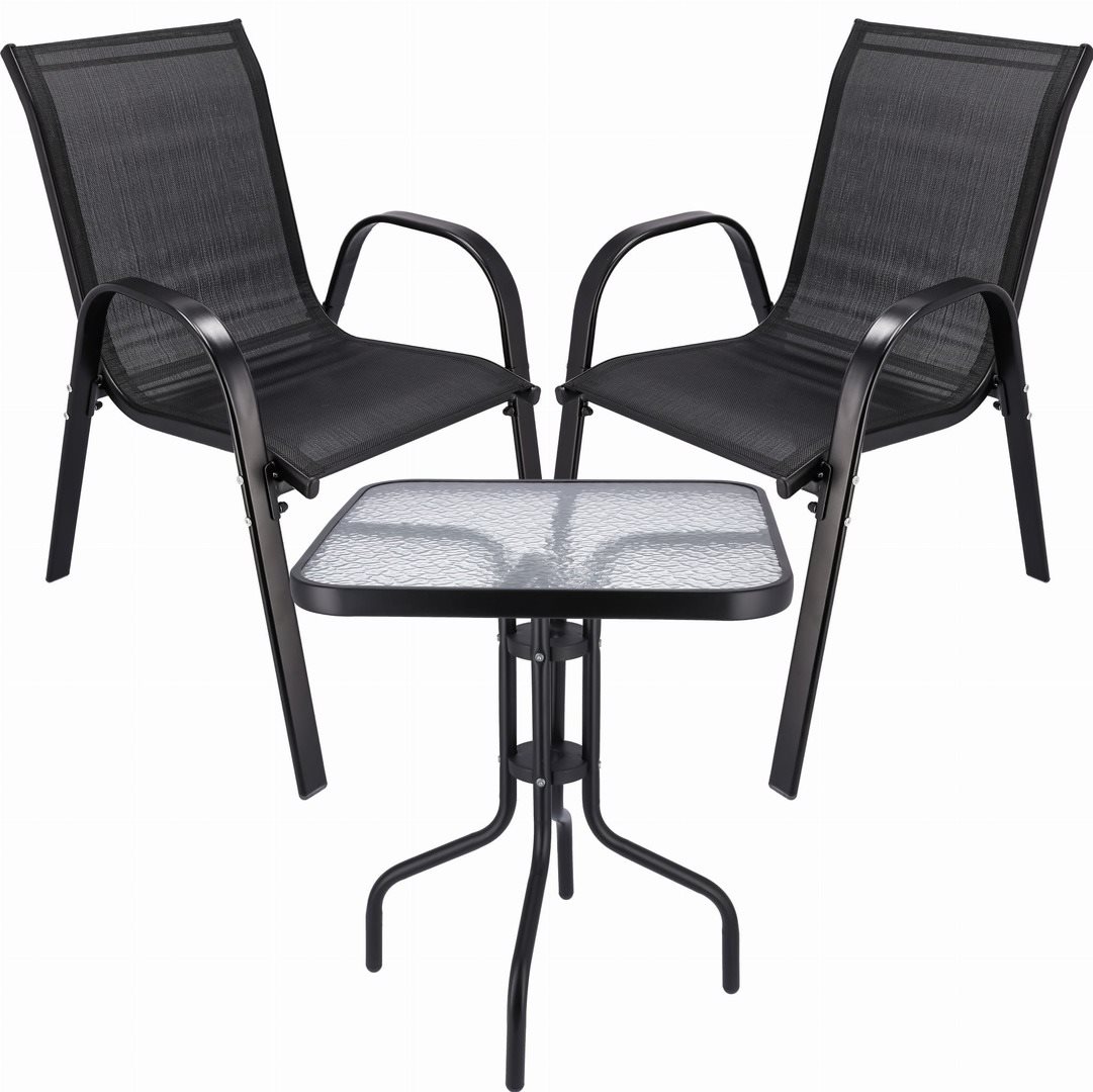 Set mobila de grădină Jumi Fiesta OM-967977 Black