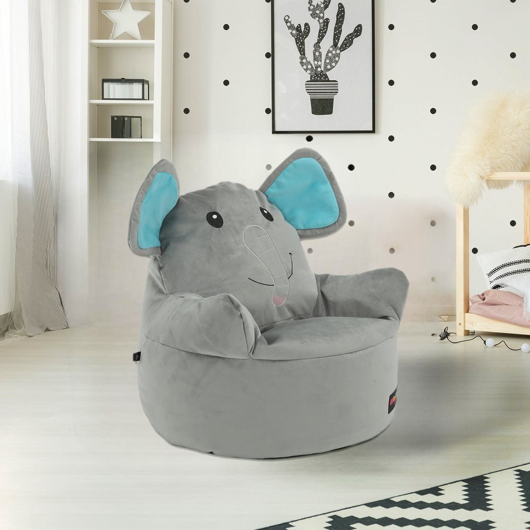 Fotoliu Tempo Kondela SitOnMe Baby Elephant Typ 2 Gray