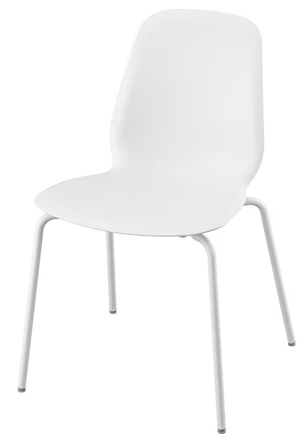 Scaun de bucatarie Ikea Lidas White