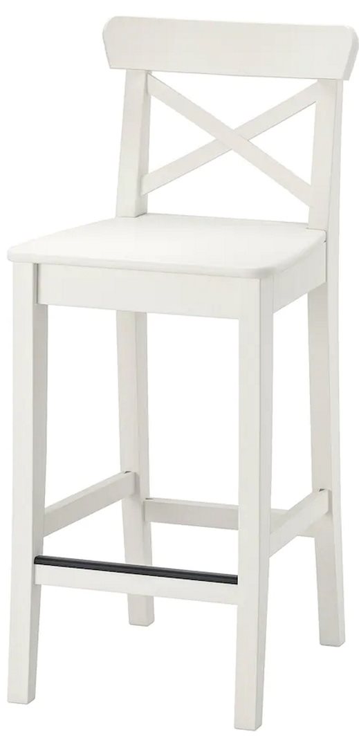 Барный стул Ikea Ingolf White