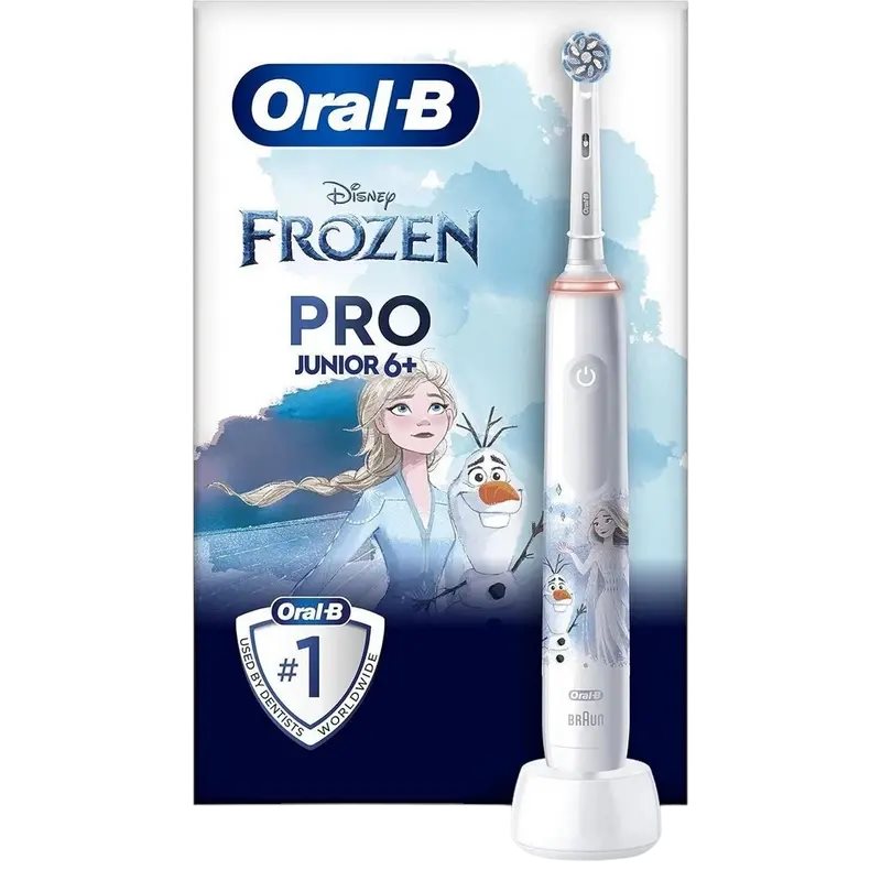 Электрическая зубная щетка Braun Oral-B Junior 6+ Frozen PRO 3