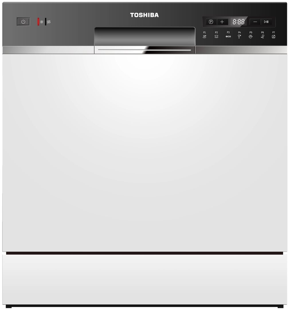 Посудомоечная машина Toshiba DW-08T2EE(W)-PL White/Black