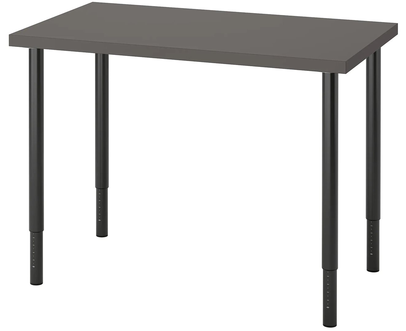 Masa de birou Ikea Linnmon/Olov 100x60 Black-brown/Black