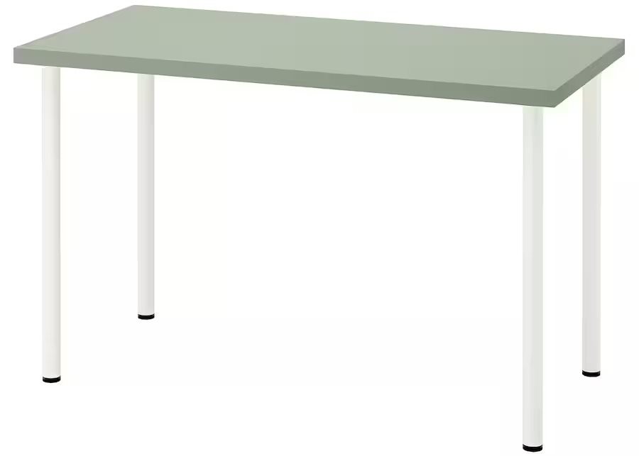 Masa de birou Ikea Lagkapten/Adils 120x60 Light Green/White