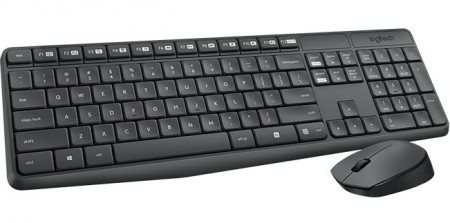 Комплект Logitech Combo MK235 US/RU