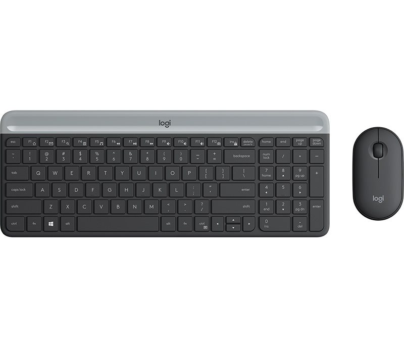 Set Logitech Combo MK470 Slim Graphite