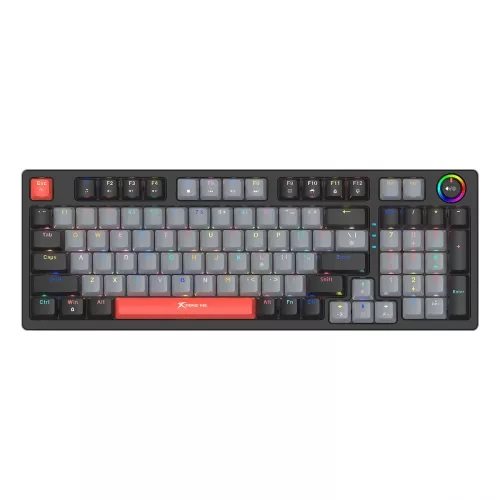 Tastatura Xtrike Me GK-987G Grey-Red