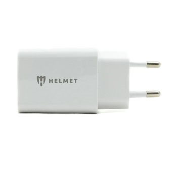 Incarcator Helmet 2xUSB 2.4A White