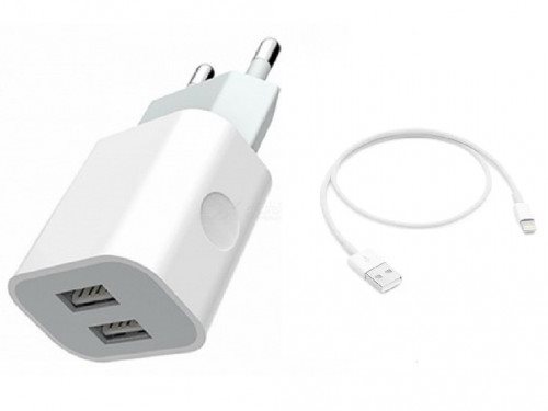 Incarcator Jokade Cable USB to Lightning Single Dual 5A Yiyue White