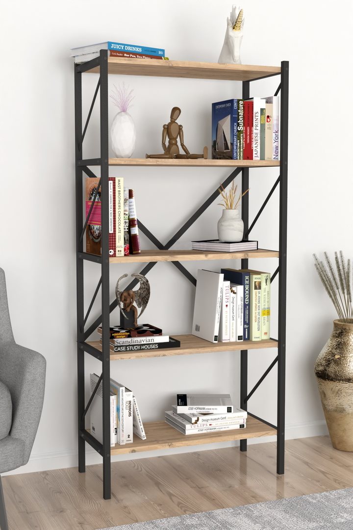 Стеллаж Fabulous Shelves Metal Pine/Black