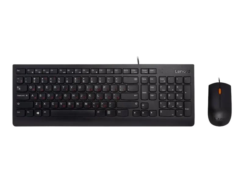 Set Lenovo 300 USB Combo Black