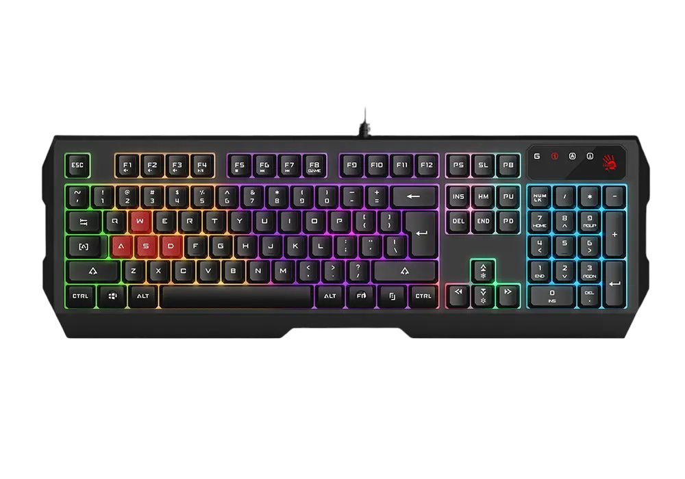 Tastatură Bloody B135N EN/RU Black