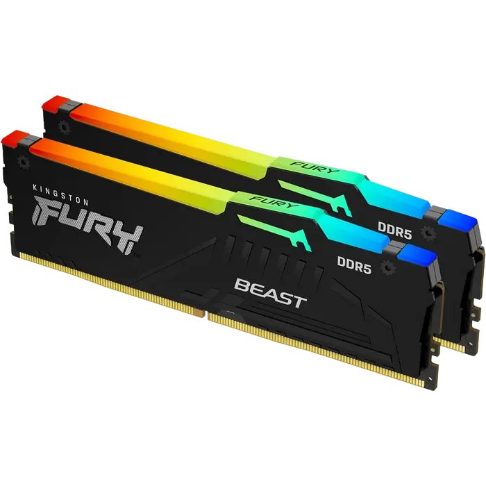 Оперативная память Kingston FURY Beast RGB 64GB DDR5-5600MHz