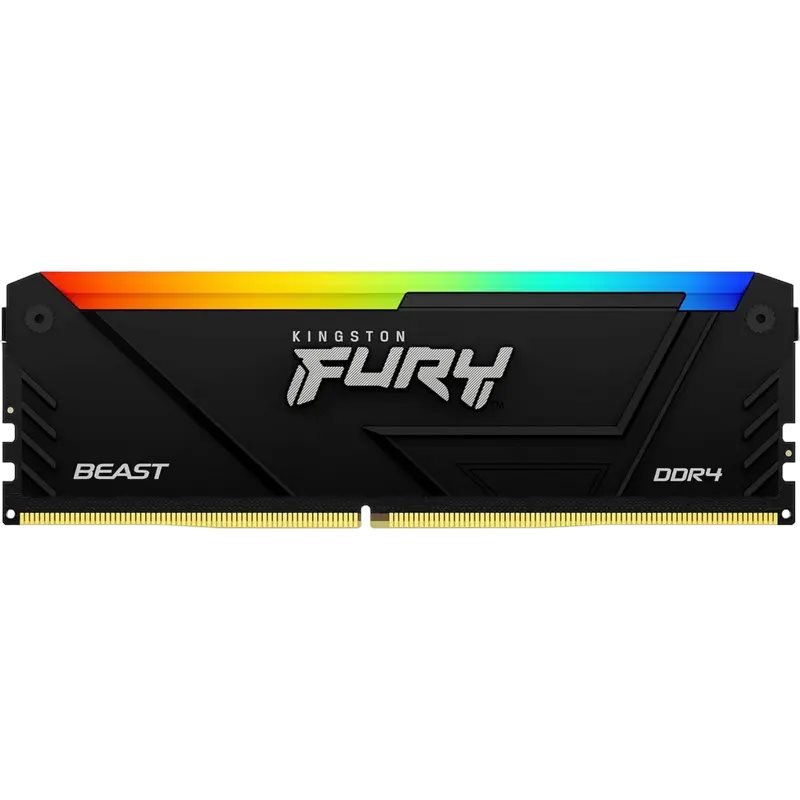 Оперативная память Kingston FURY Beast RGB 8GB DDR4-2666MHz