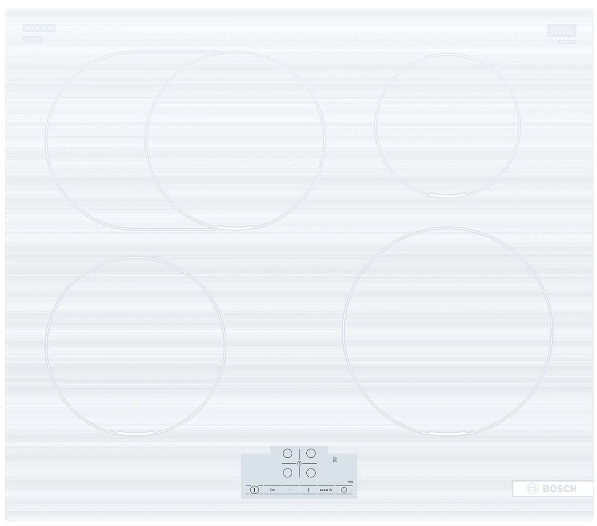 Индукционная варочная панель BOSCH PIF612BB1E White
