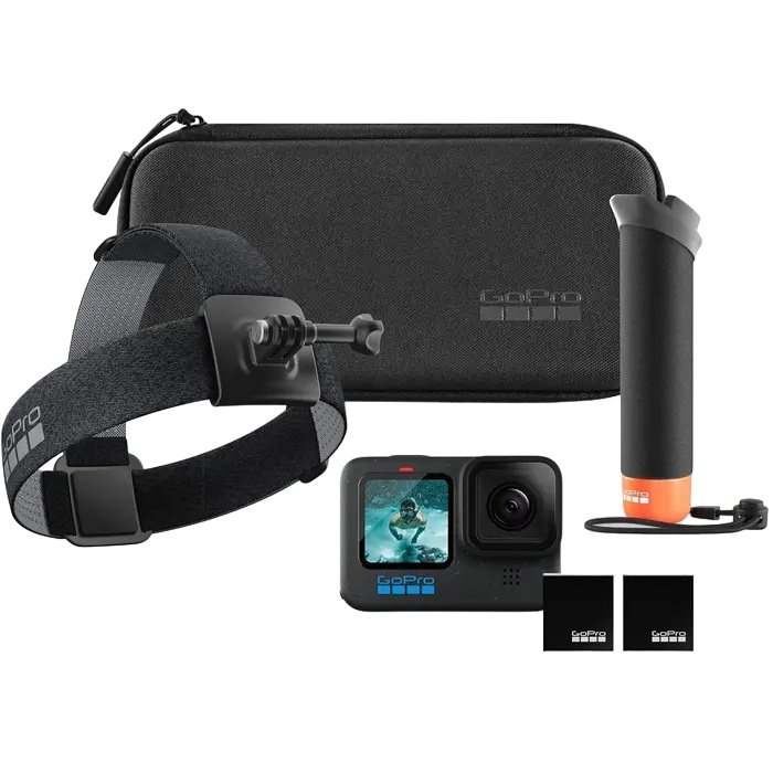 Экшн камера GoPro Hero 12 (Enduro, Head Strap, Handler Floating) Black