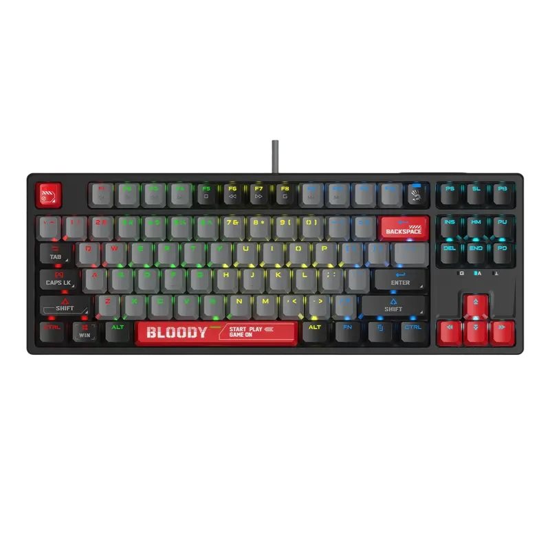 Tastatură Bloody S87 En/Ru Energy Red