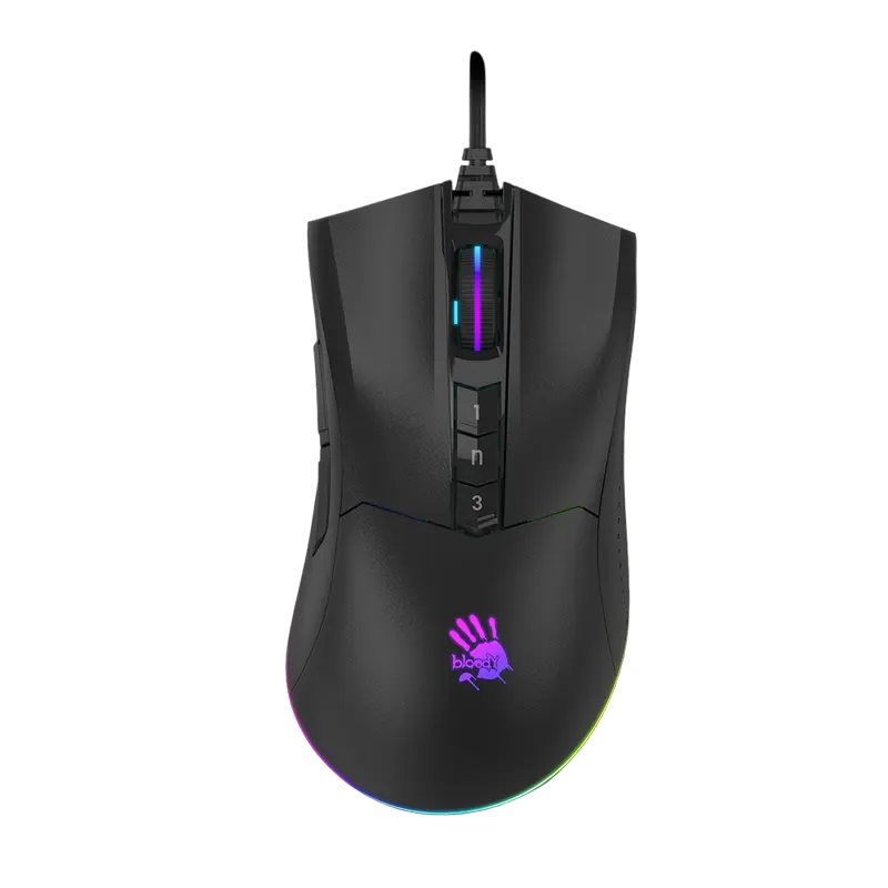 Mouse Bloody P90s Black