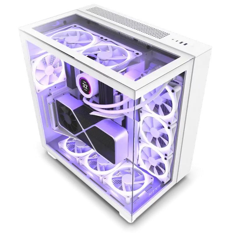 Carcasă NZXT H9 Elite White