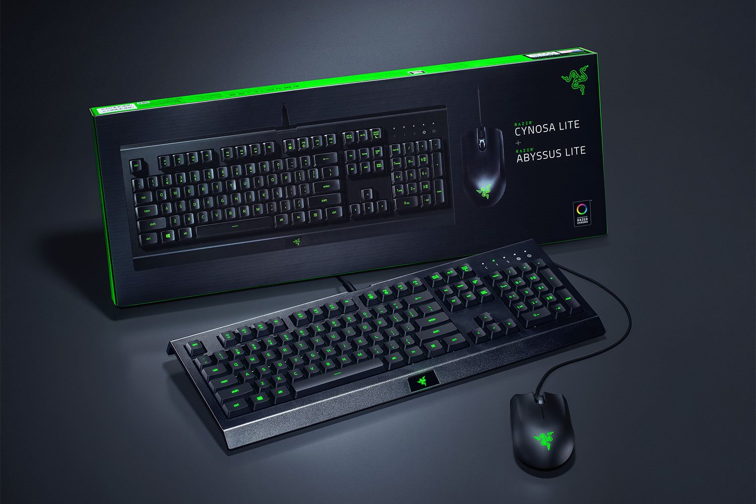 Комплект Razer Cynosa Lite & Abyssus Lite RU