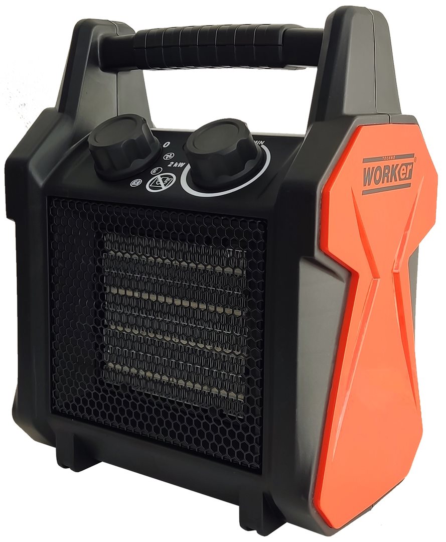 Termoventilator Technoworker BGP2000 Black/Orange