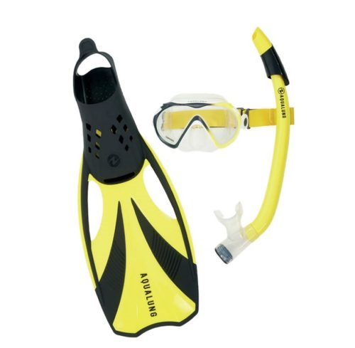 Set pentru inot AquaLung COMPASS S Black Yellow