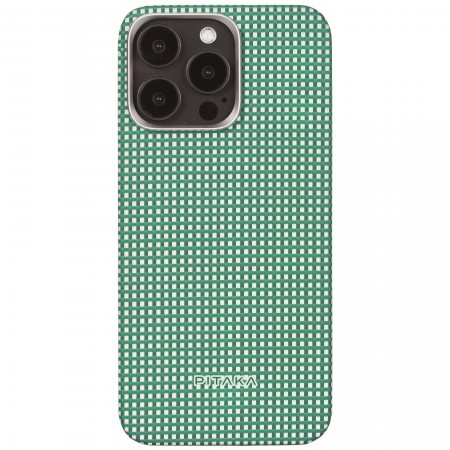 Husă Pitaka MagEZ Case 5 for iPhone 15 Pro 6.1" Green