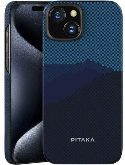 Чехол Pitaka MagEZ Case 4 for iPhone 15 Plus Blue