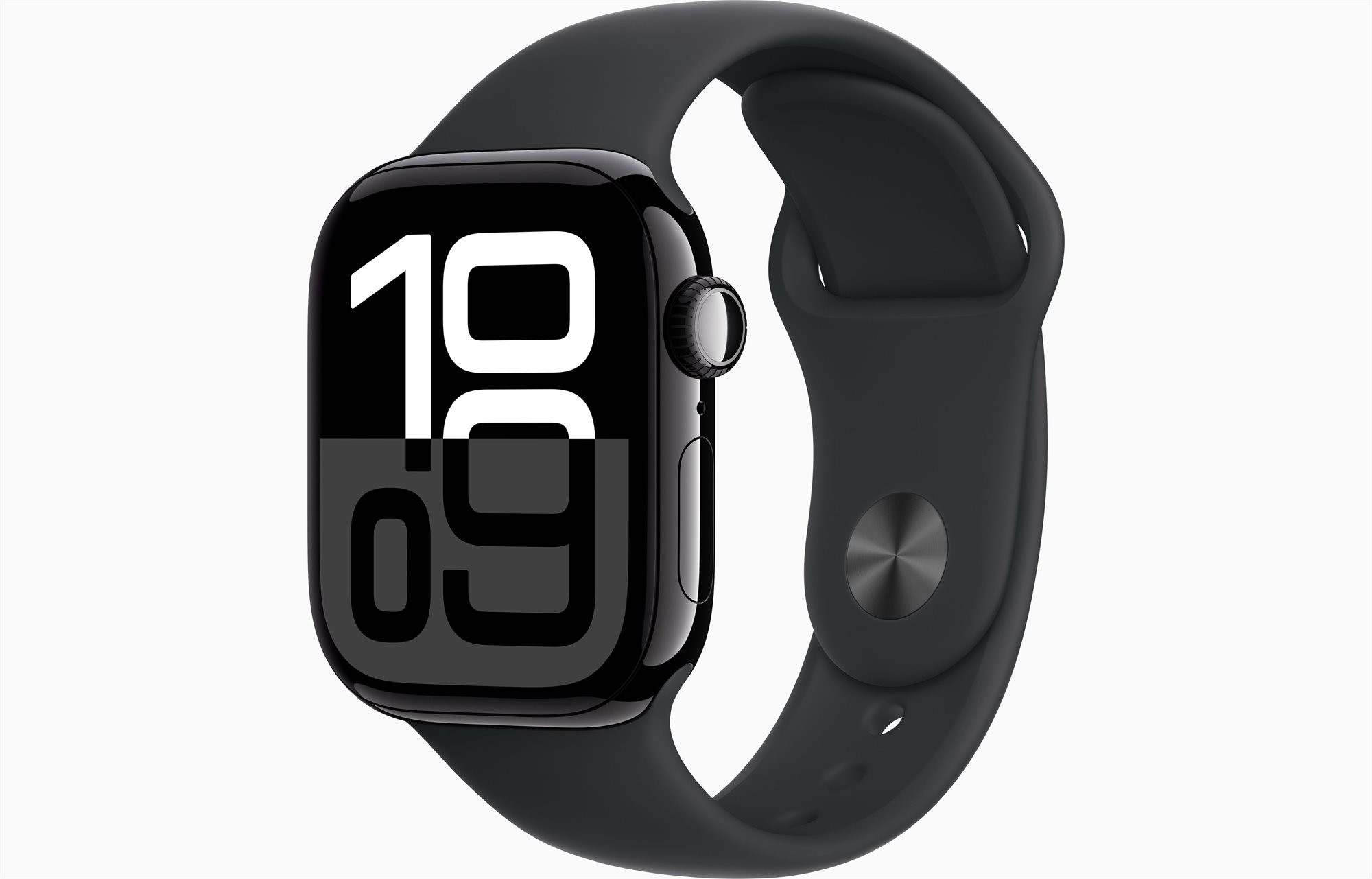 Умные часы Apple Watch Series 10 GPS 42mm MWWF3 Jet Black Aluminum with Black Sport Band M/L