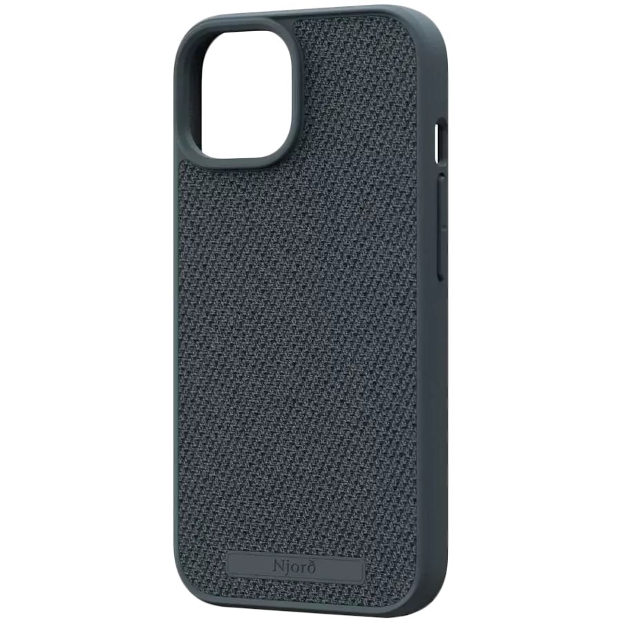 Husă NJORD Fabric for iPhone 15 Pro Max MagSafe Dark Grey