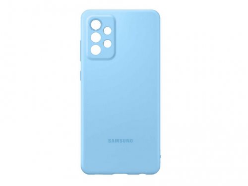 Чехол Helmet for Samsung Galaxy A72 Liquid Silicone Denim Blue