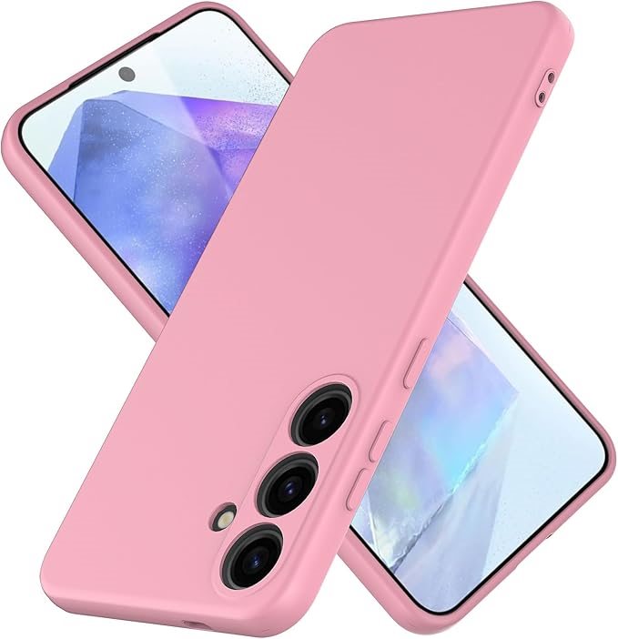 Husă WOO Liquid Silicone Samsung A55 5G Pink