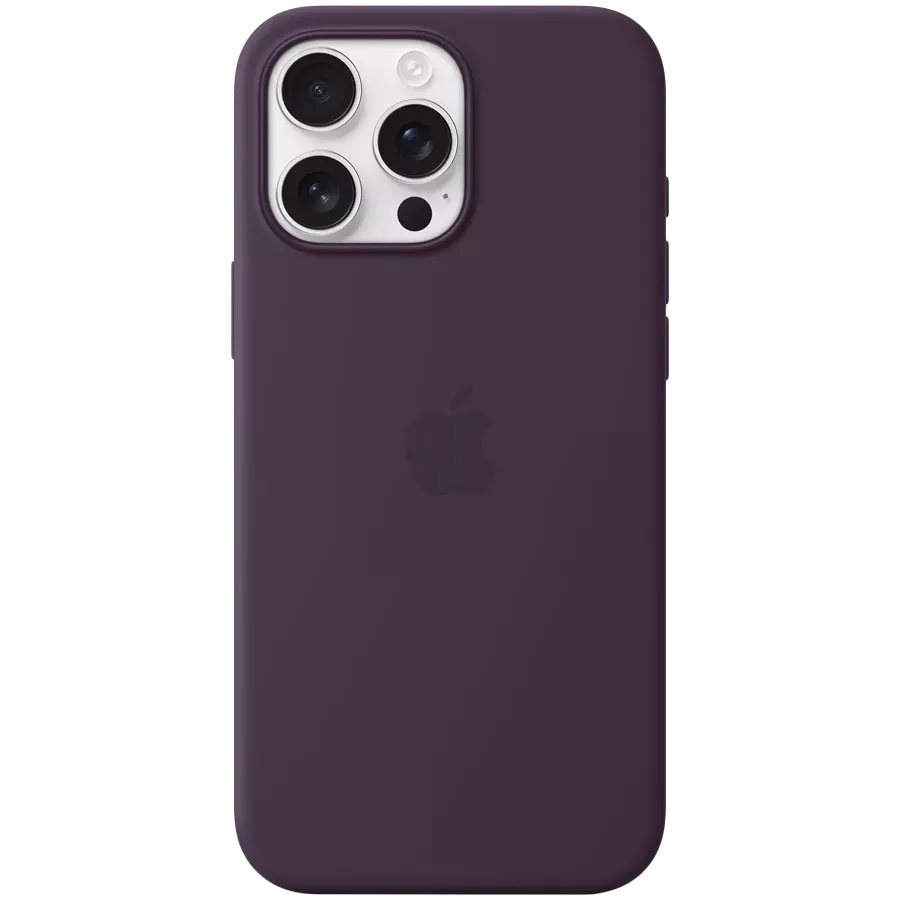 Чехол Apple iPhone 16 Pro Max Silicone Case with MagSafe Plum