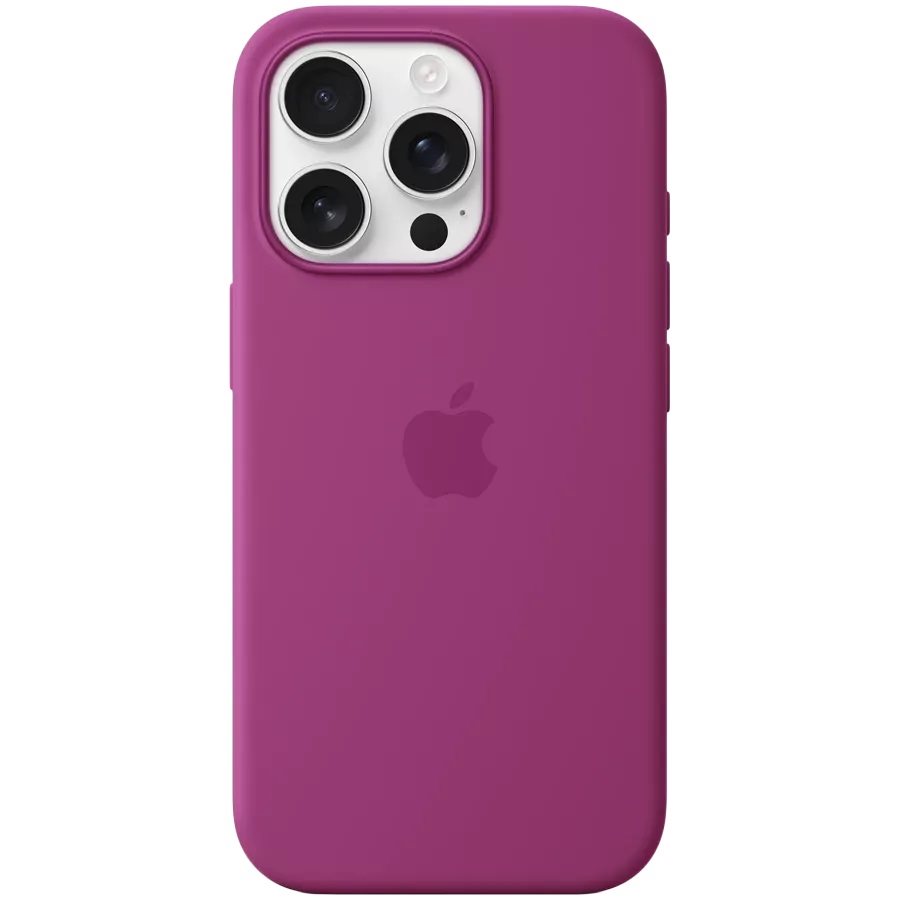 Чехол Apple iPhone 16 Pro Silicone with MagSafe Fuchsia