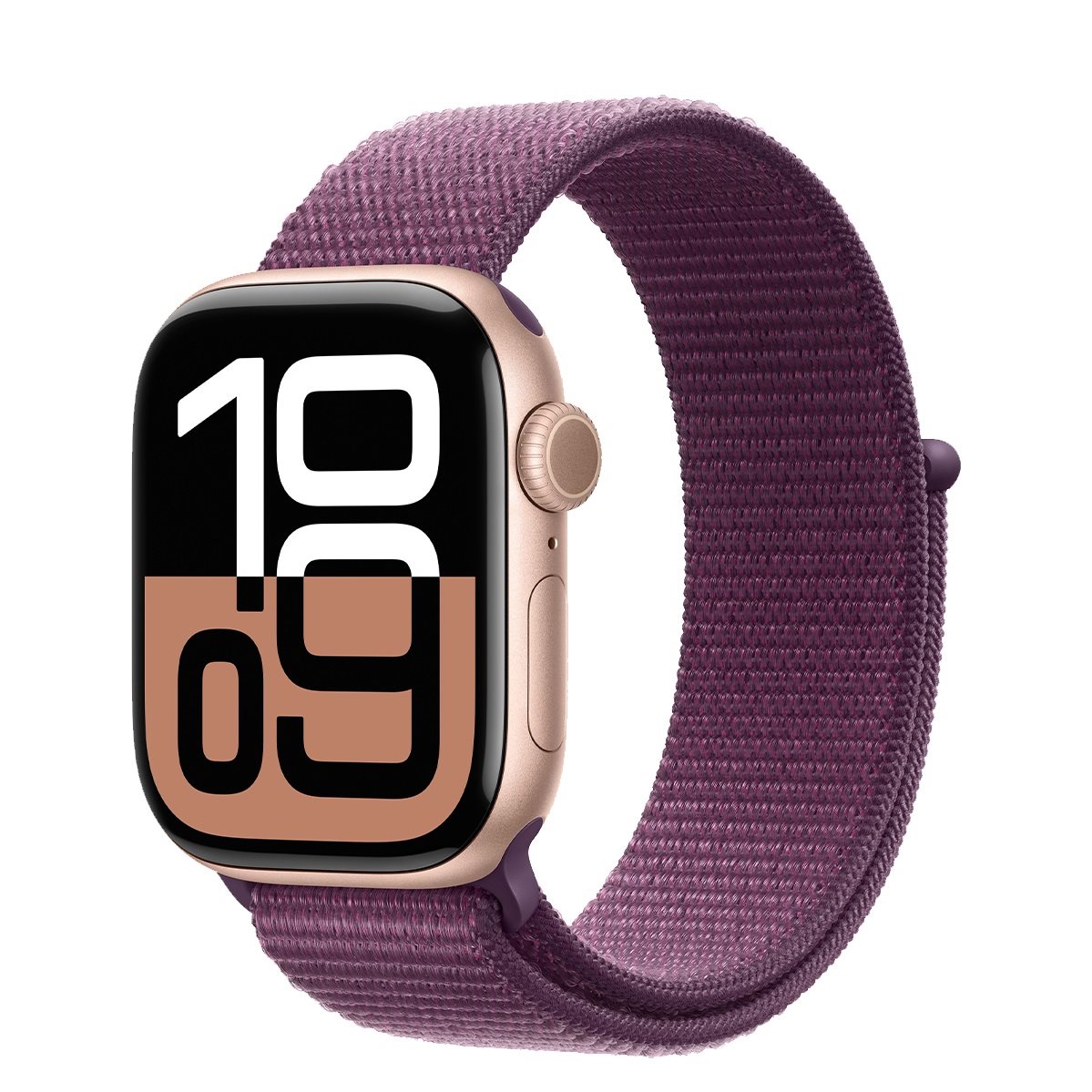 Умные часы Apple Watch Series 10 GPS+LTE 42mm MWXC3 Rose Gold Aluminium Plum Sport Loop