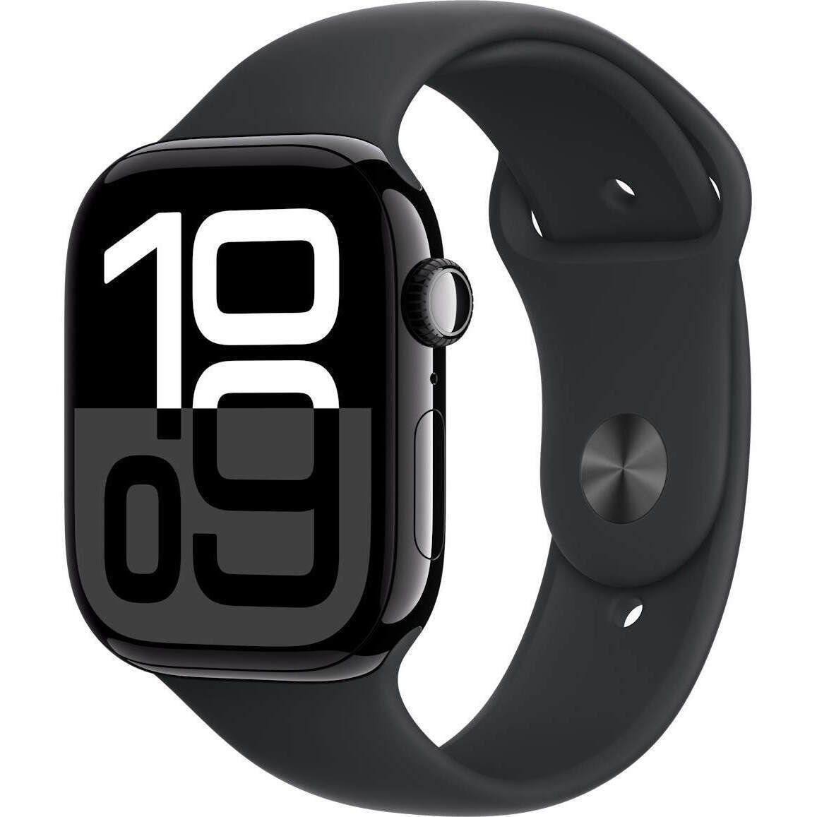 Умные часы Apple Watch Series 10 GPS+LTE 46mm MWY33 Jet Black Aluminium Black Sport Band S/M