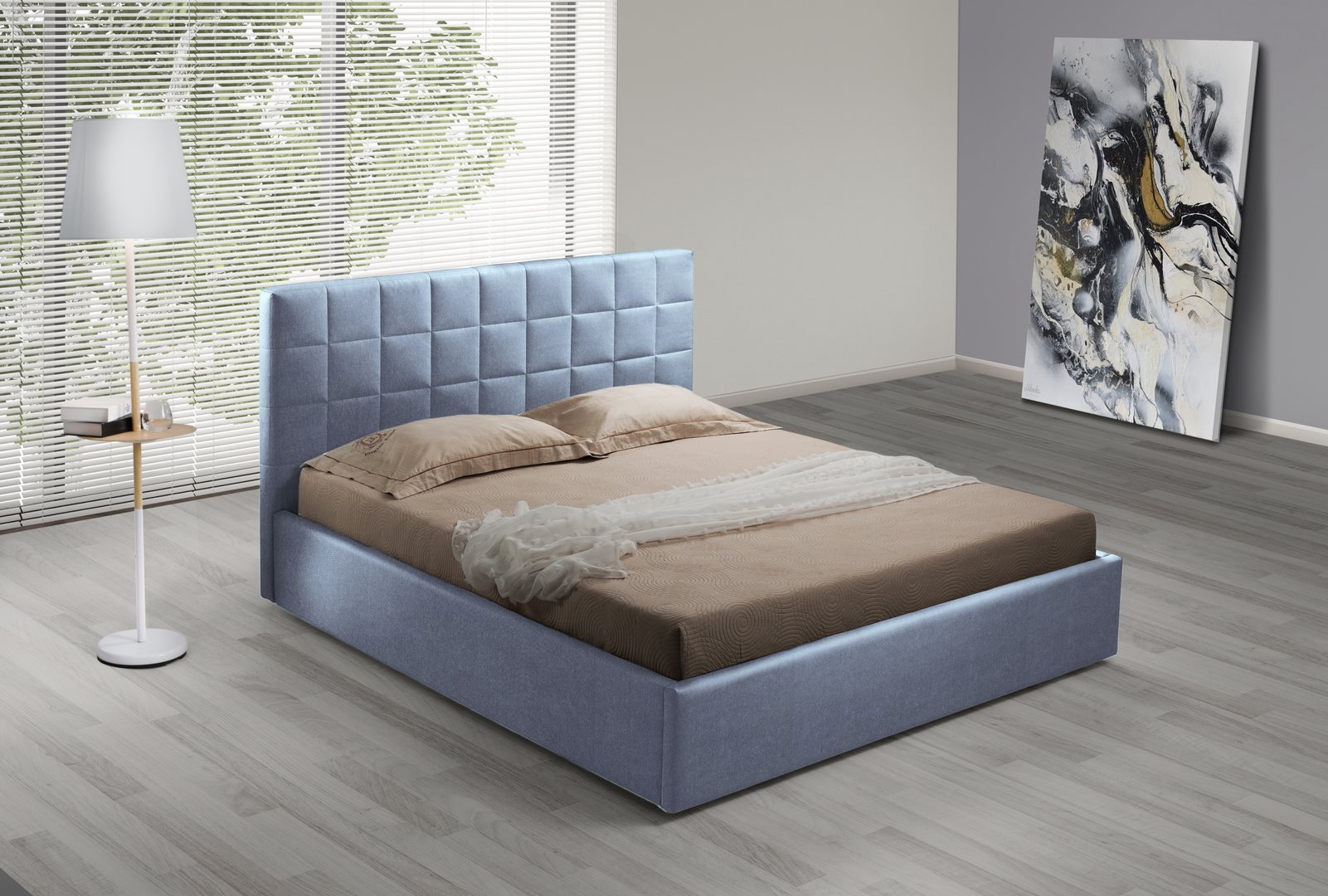 Кровать Montella Eskel Riviera 80 160x200 Gray Blue