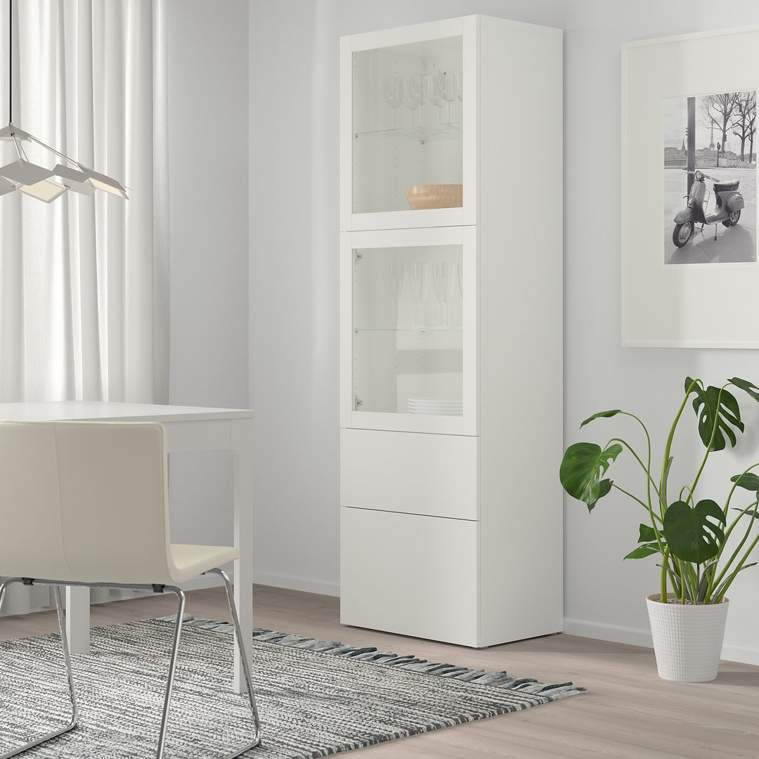 Витрина Ikea Besta/Lappviken 60x42x193 White