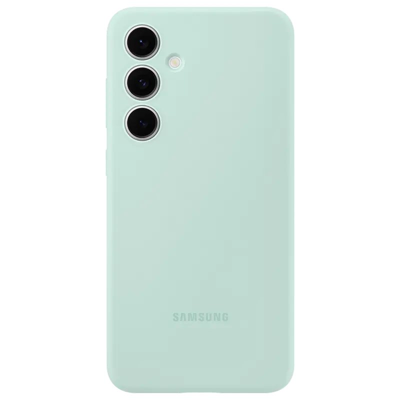 Husă Original Samsung Galaxy S24 FE silicone cover Mint