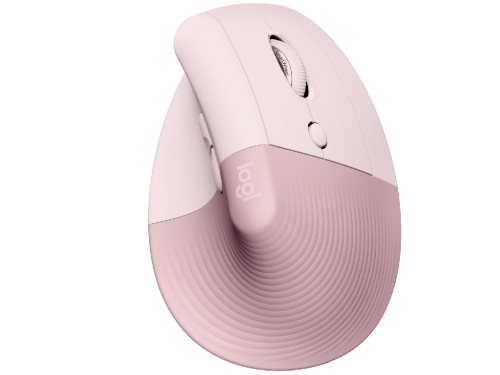 Mouse Logitech Lift Vertical Ergonomic Rose