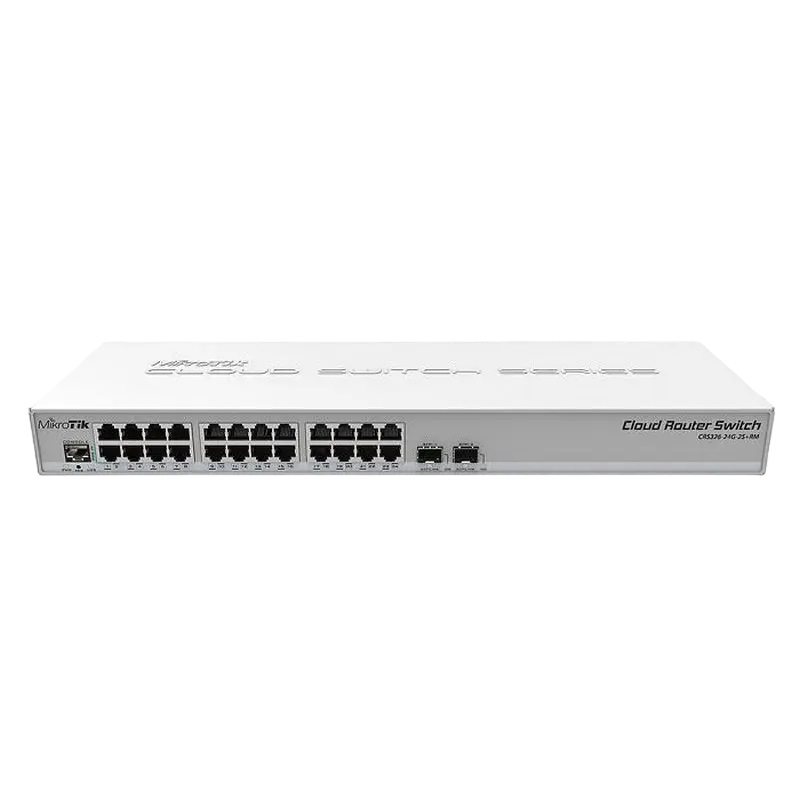 Коммутатор маршрутизатора MikroTik CRS326-24G-2S+RM